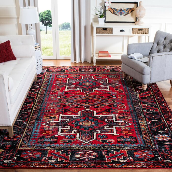 Barrera Red Rug - 6'7" x 9' (#K5675)
