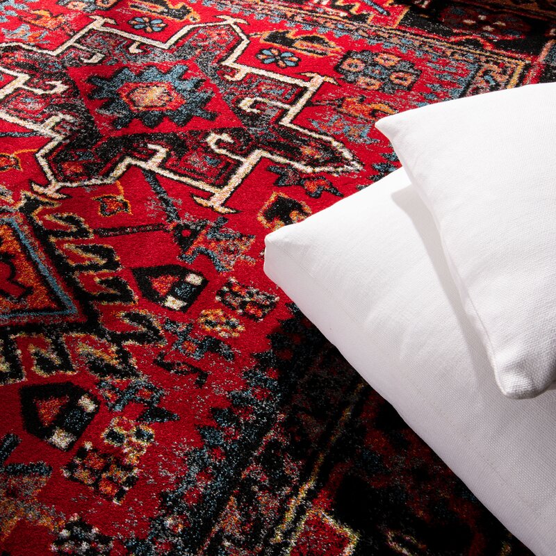 Barrera Southwestern Red Area Rug ARUG101