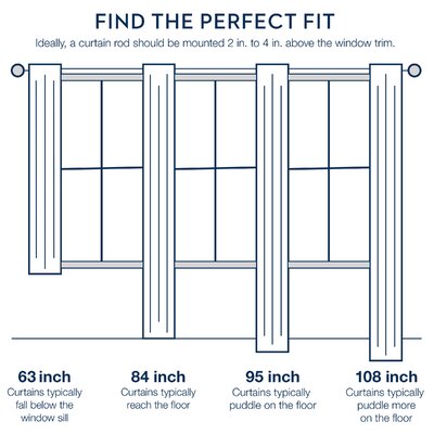 Barretti Cotton Blend Solid Sheer Tab Top Curtain Panels (Set of 4) - #RA127
