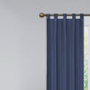 5 SETS Barretti Cotton Blend Solid Sheer Tab Top Curtain Panels  AS165