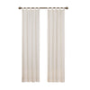 Barretti Cotton Blend Solid Sheer Tab Top Curtain Panels (Set of 2) 30