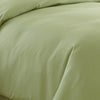 Barron Eggplant Microfiber Traditional Duvet Cover Set. King