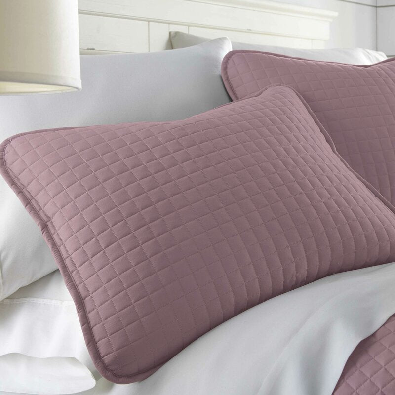 Barron Microfiber Reversible Quilt Set, Full/Queen Quilt + 2 Standard Shams