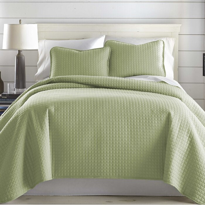 Barron Microfiber Reversible Quilt Set of 2