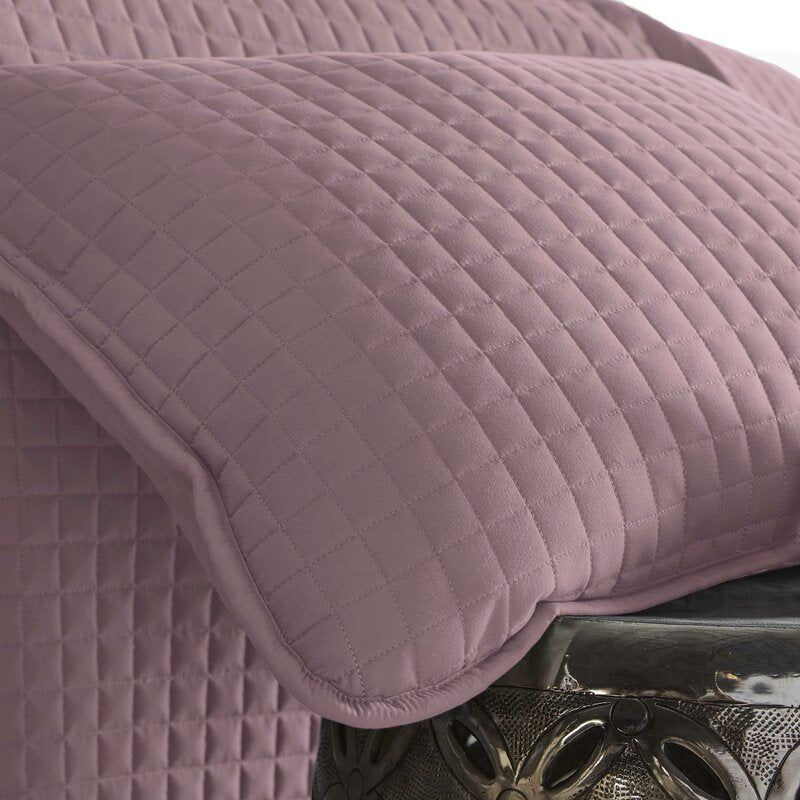 Barron Microfiber Reversible Quilt Set, Full/Queen Quilt + 2 Standard Shams