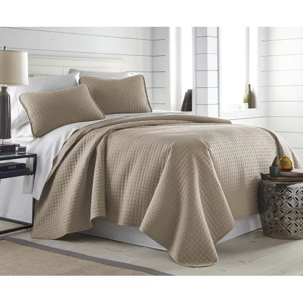 Barron Microfiber Reversible Quilt Set twin/ twin xl