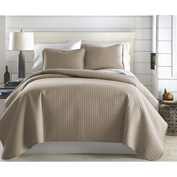 Barron Microfiber Reversible Quilt Set twin/ twin xl