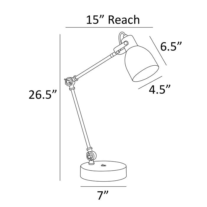 Barth 26.5" Desk Lamp EJ260