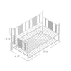Bartles Metal Daybed with Trundle - Twin (#K5867)