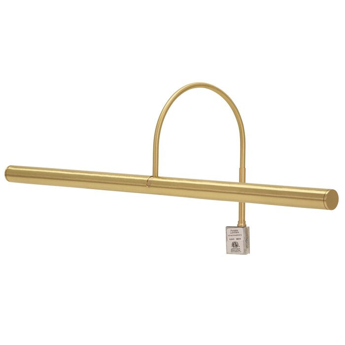 Barto 2-Light Frame Mounted Picture Light, Polished Brass - 7" x 14" x 8.5" (#K5415)