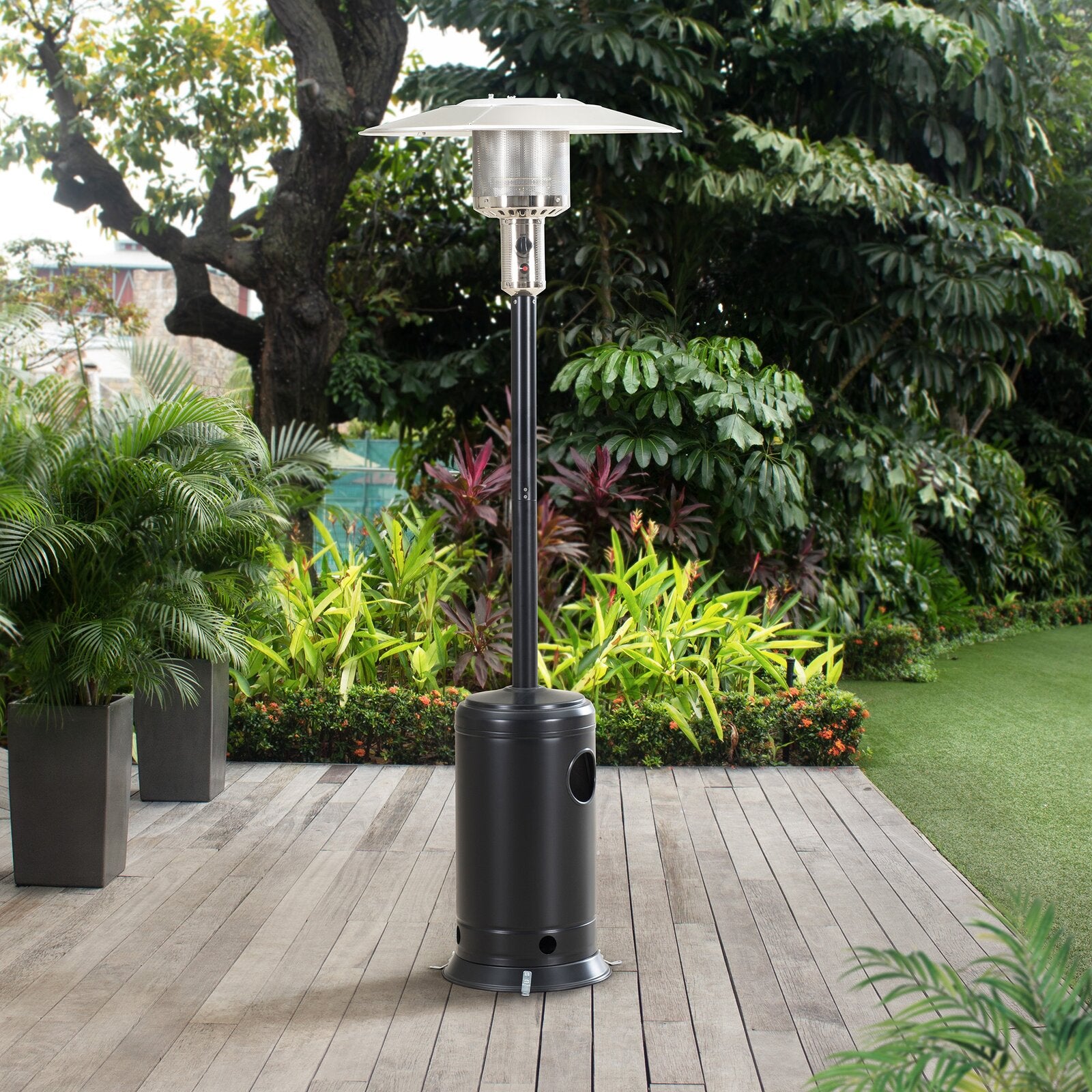 Black Barton 47,000 BTU Propane Patio Heater K7442