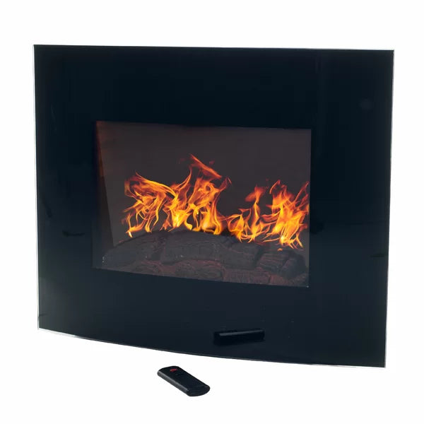 20.5" H x 25.6" W x 4.5" D Bartow 25.5'' W Electric Fireplace