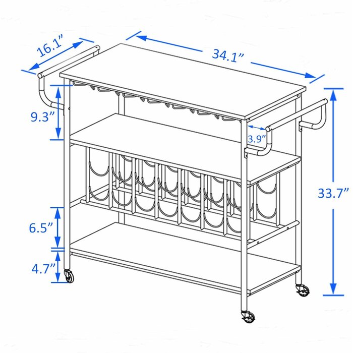 Bartram Bar Cart (#K5954)