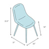 Bartsch Side Chair in White (Set of 1 ONLY) CYB967