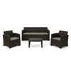 Bartz 4 Piece Sofa Seating Group with Cushions  7389