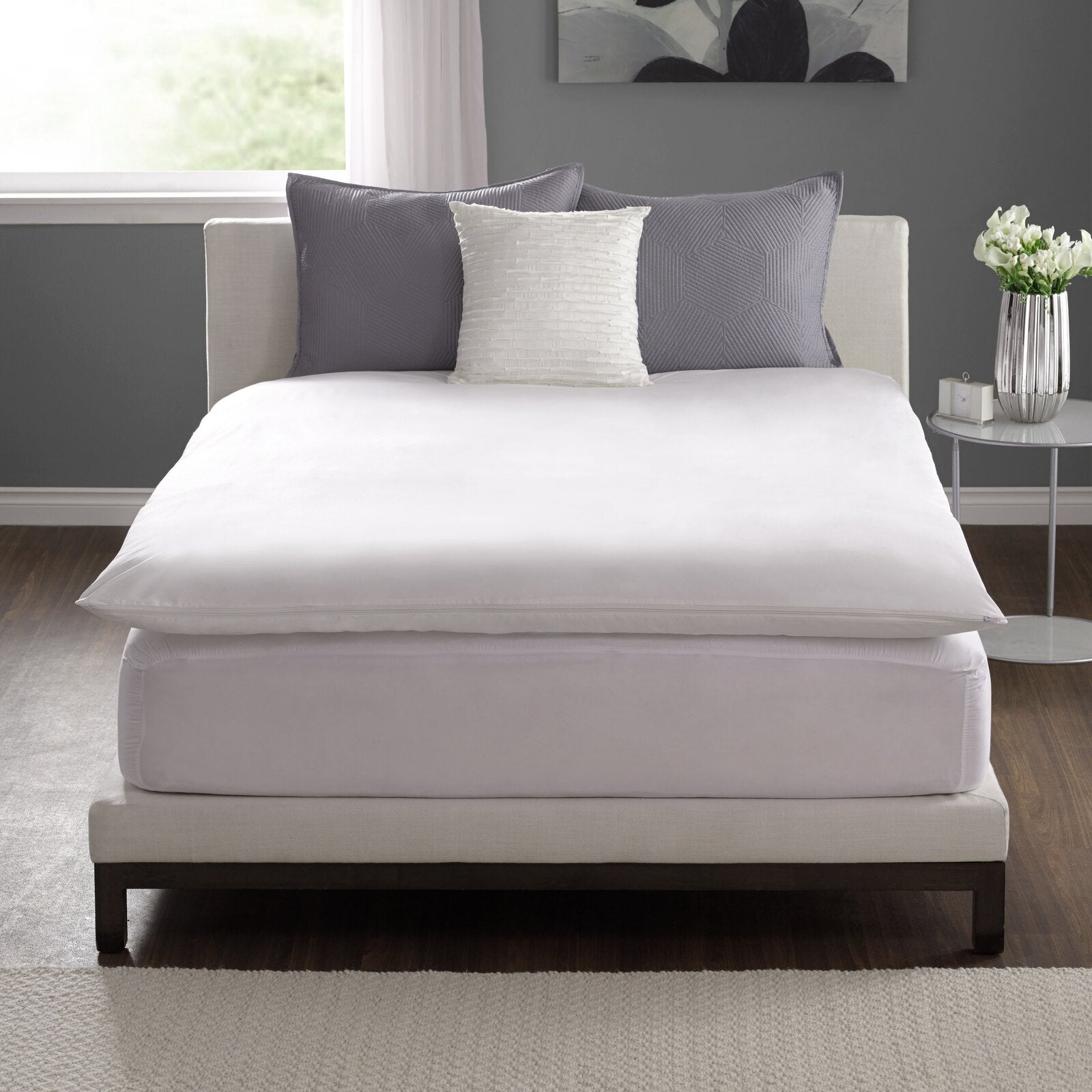 Basic Mattress Topper Box Spring Cover SC643
