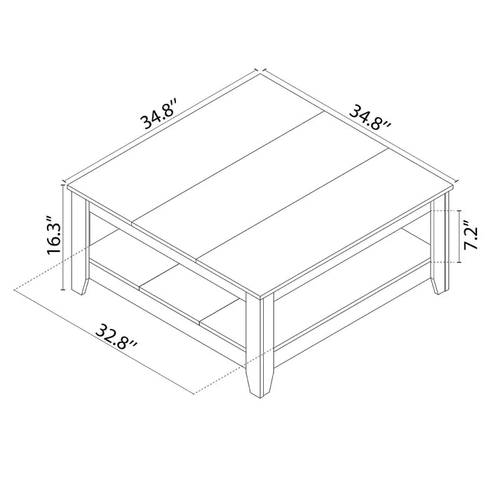 Basilico Coffee Table with Storage
