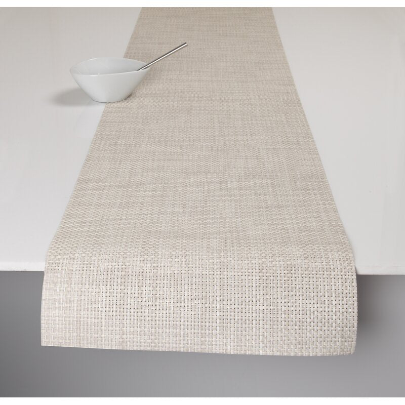 Basketweave Solid Color Table Runner ss551