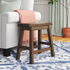 Bates 18'' Tall Solid Wood Utility Stool (Set of 2)
