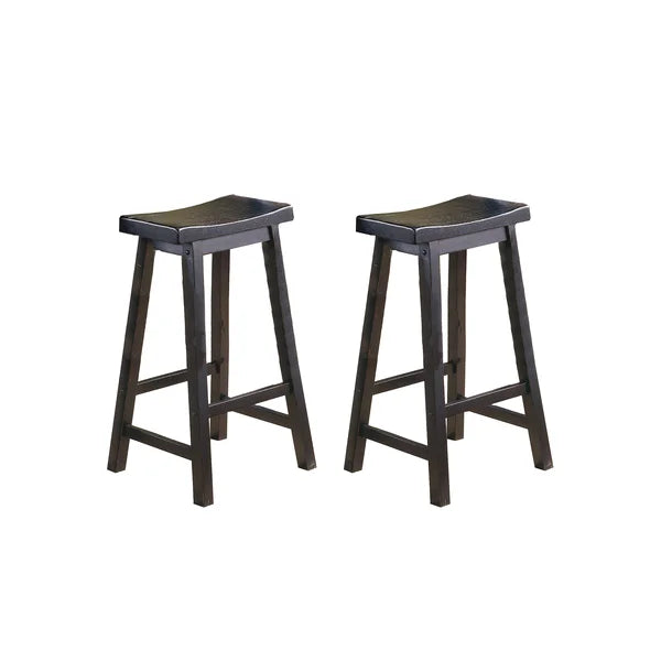 Bates Solid Wood Bar Stool (Set of 2)