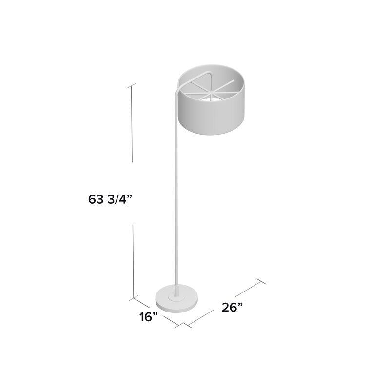 Batesville 64" Arched Floor Lamp KB1141-A6-B2-P1