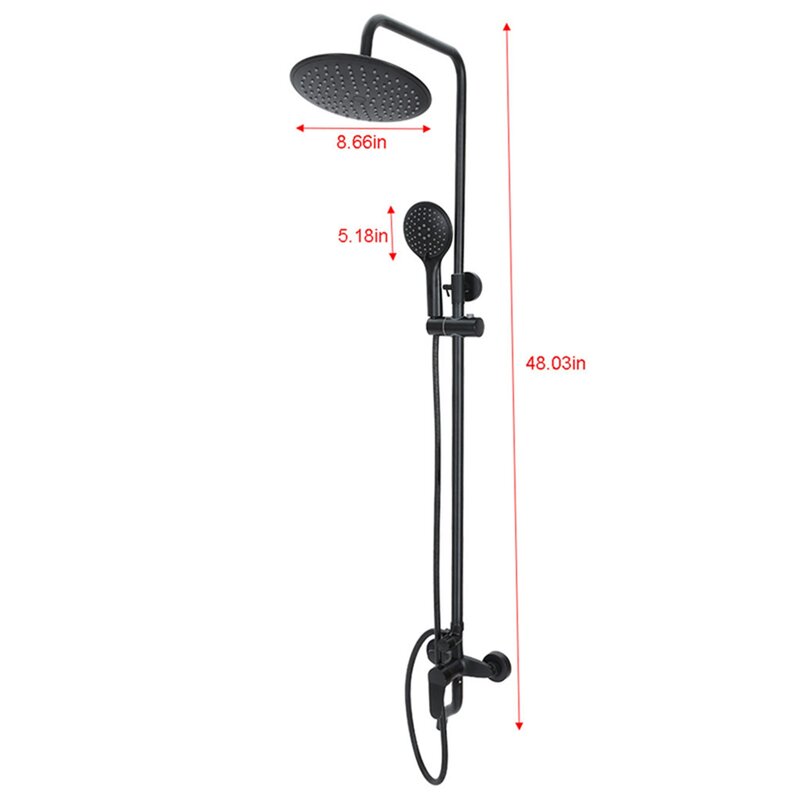 Bathroom Shower Faucet with Rough-in Valve (Part number: ZX1262) CYB280
