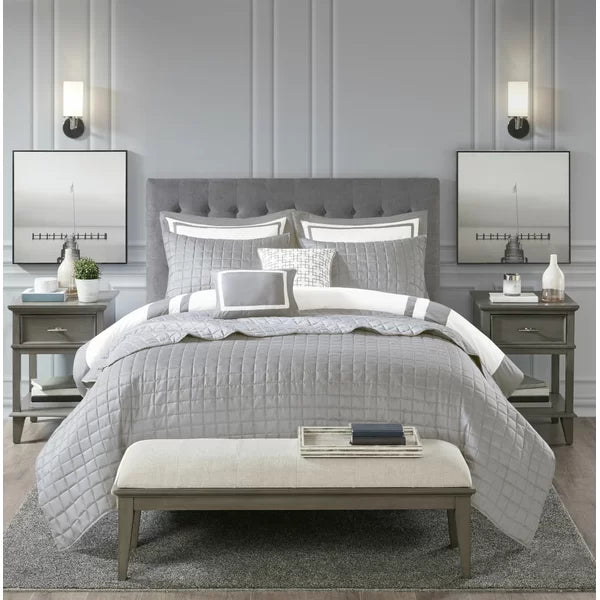 Baucom Microfiber 8 Piece Comforter Set full/ queen