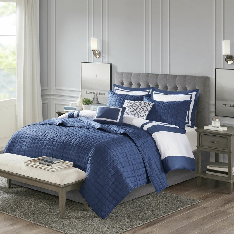 Baucom Patchwork 8 Piece Comforter Set king SS302