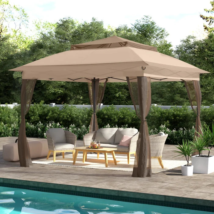 Bayfield 10.8 Ft. W x 10.8 Ft. D Steel Pop-Up Gazebo