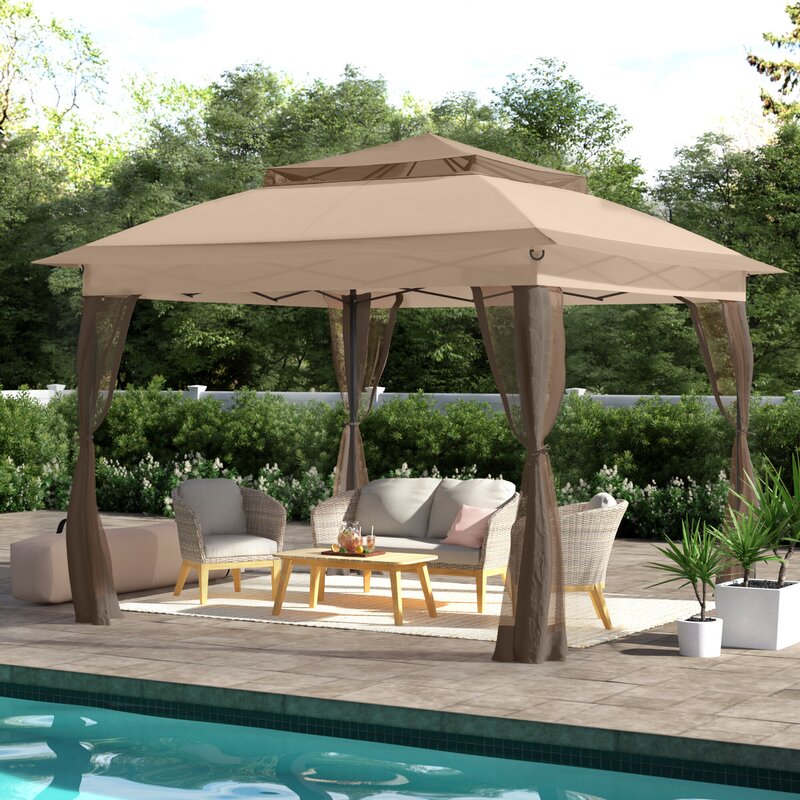Bayfield 11 Ft. W x 11 Ft. D Steel Pop-Up Gazebo KBO118