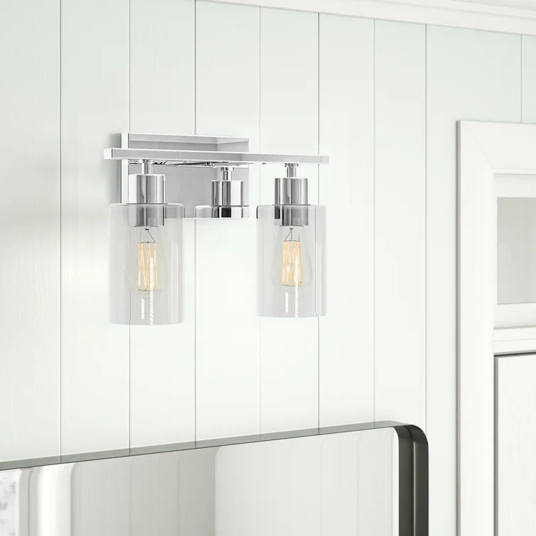Baylor 2 - Light Dimmable Chrome Vanity Light