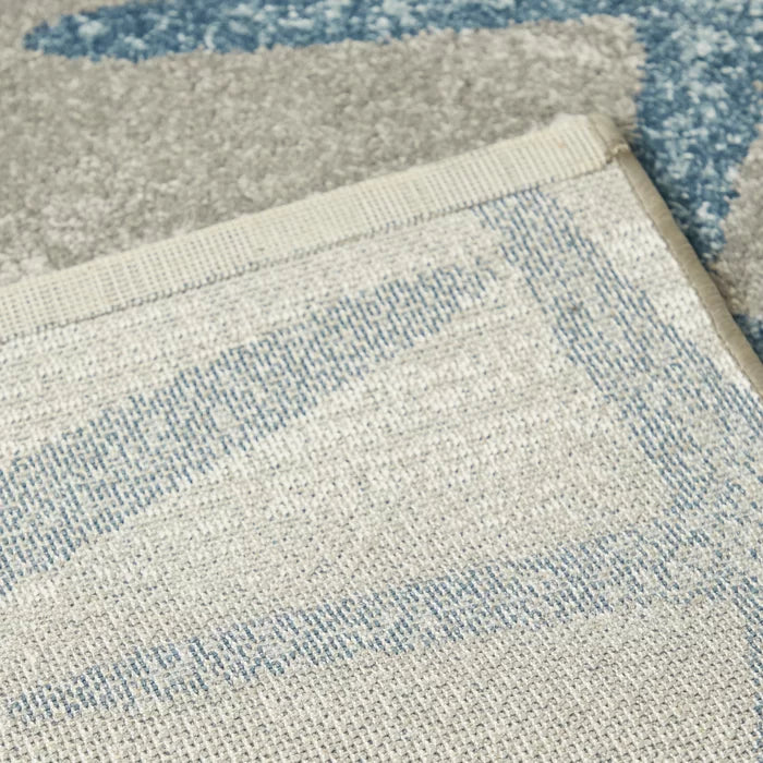 Bayshore Area Rug in Blue/Gray, Runner 2'7" x 7'