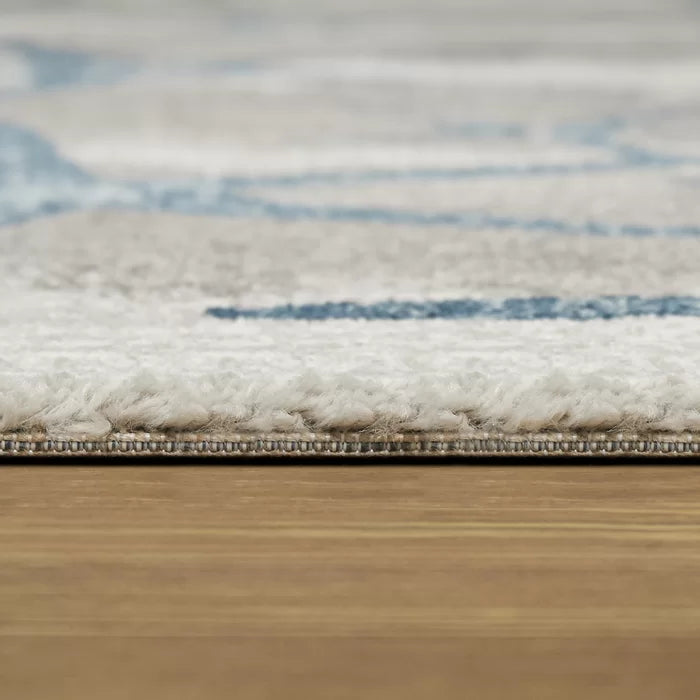 Bayshore Area Rug in Blue/Gray, Runner 2'7" x 7'