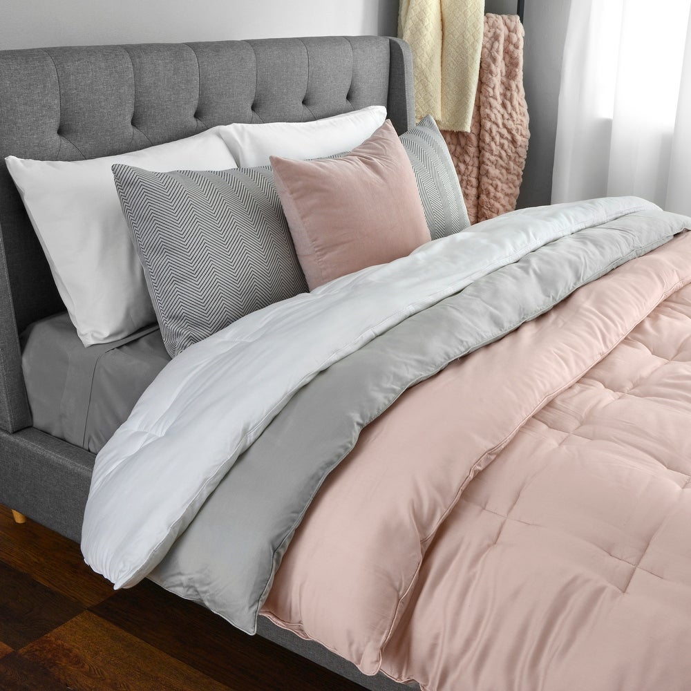 BeComfy Comforter - Full - Queen - Grey LC137