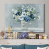 Be Happy Blue - Wrapped Canvas Print, 12