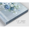 Be Happy Blue - Wrapped Canvas Print, 12