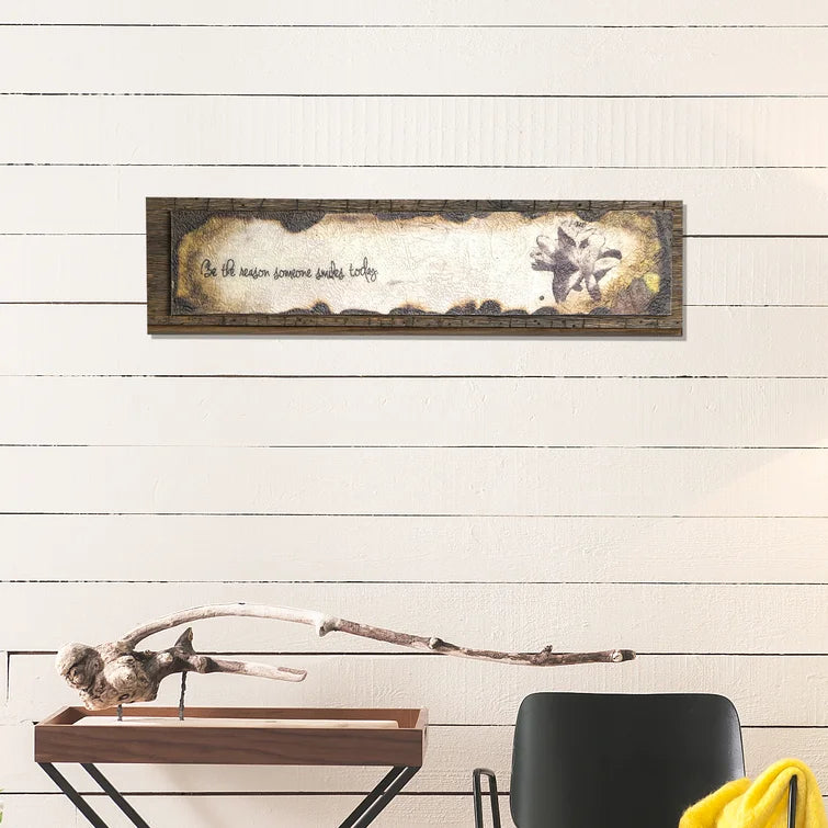 Be The Reason by Christina Lovisa - Panoramic Print on Wood