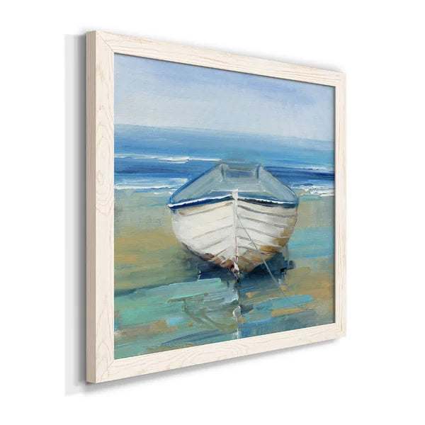 Beach Dreaming - Picture Frame Painting on Canvas 17"H x 17"W x 1.5"D