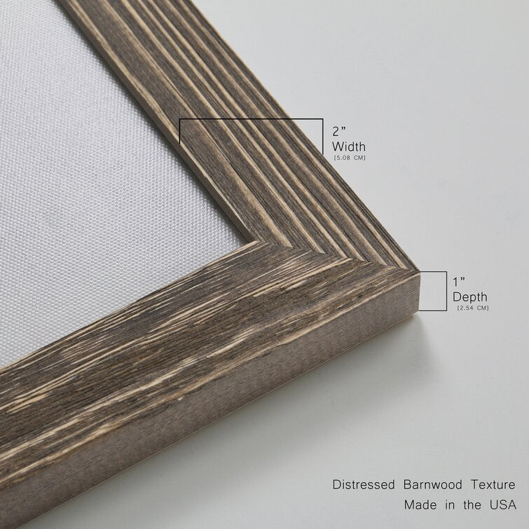 Beach Driftwood Picture Frame Photograph on Canvas, 20" H x 17" W x 1.5" D