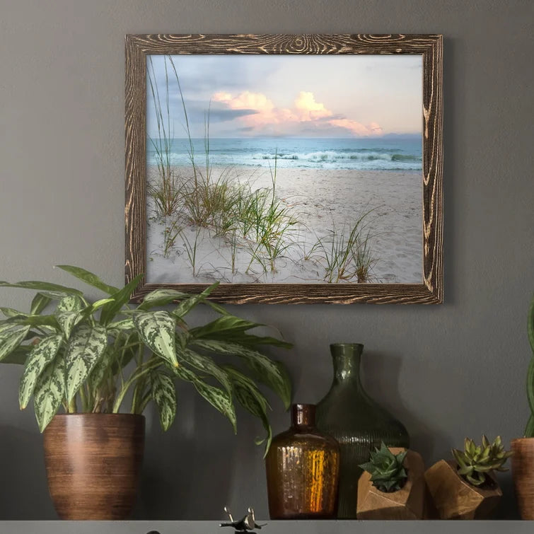 Beach Driftwood Picture Frame Photograph on Canvas, 20" H x 17" W x 1.5" D