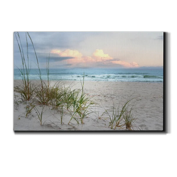 24" H x 36" W x 1" D Beach Driftwood - Wrapped Canvas Print