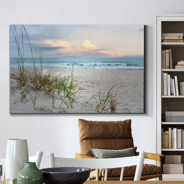 24" H x 36" W x 1" D Beach Driftwood - Wrapped Canvas Print