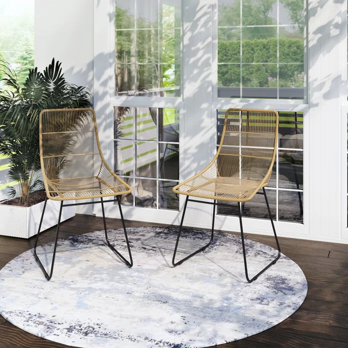 Beale Patio Dining Side Chair, (Set of 2)