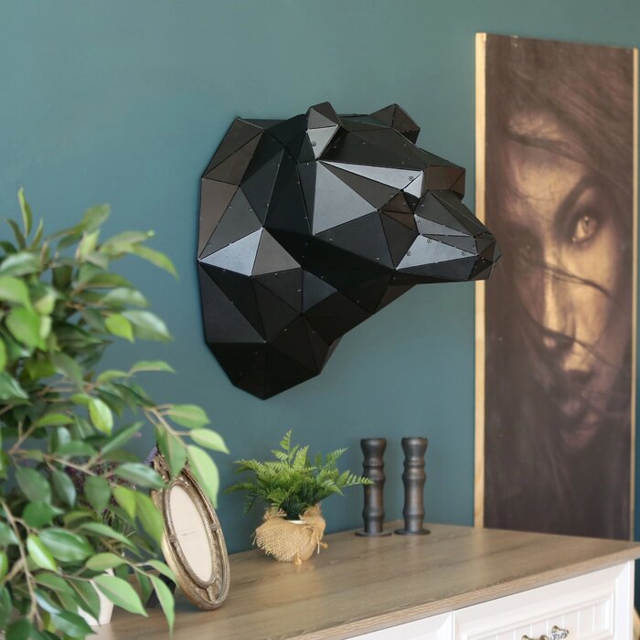 Bear Modern Metal Wall Décor