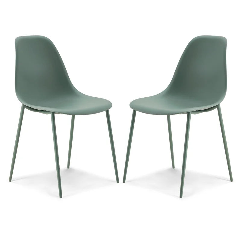 Beatty Plastic Dining Chair (Set of 2)
