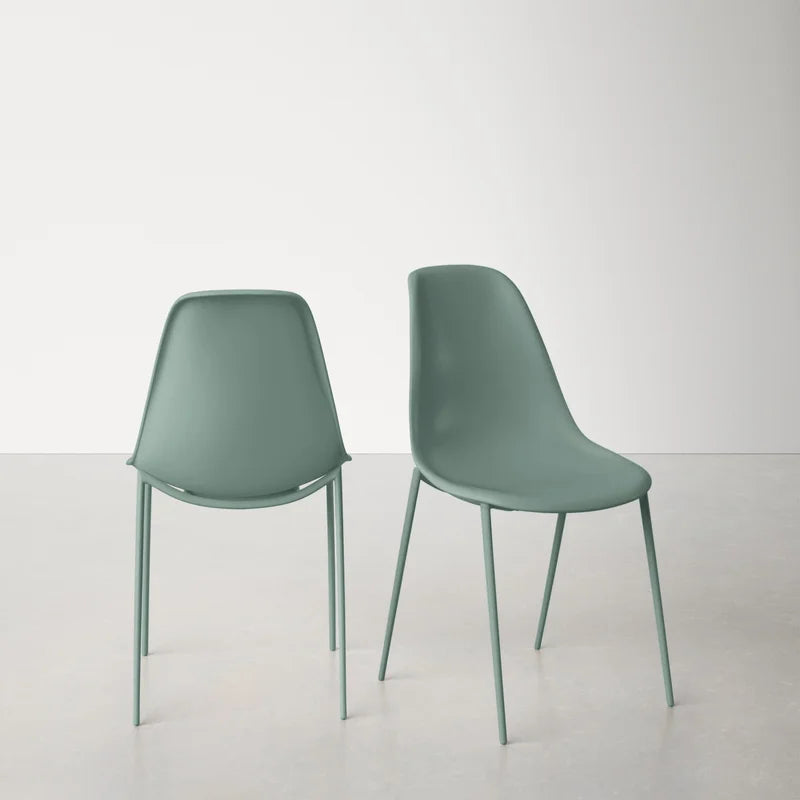 Beatty Plastic Dining Chair (Set of 2)