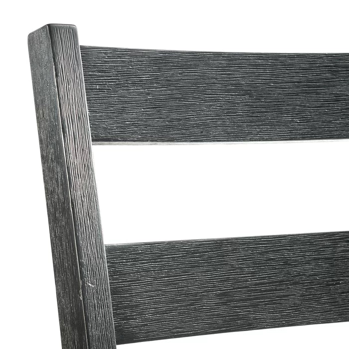 Beaubien Ladder Back Side Chair in Gray (Set of 2)