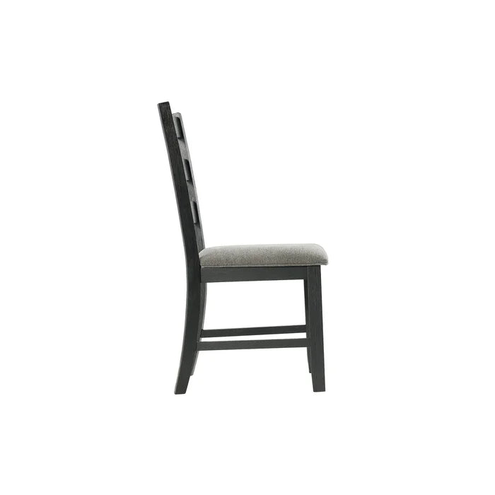 Beaubien Ladder Back Side Chair in Gray (Set of 2)