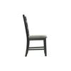 Beaubien Ladder Back Side Chair in Gray (Set of 2)