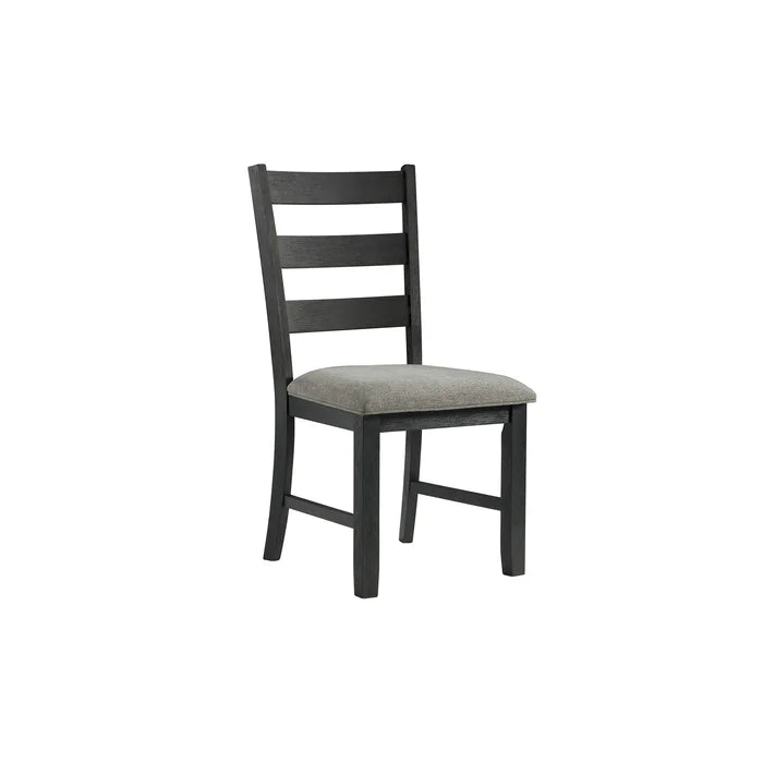 Beaubien Ladder Back Side Chair in Gray (Set of 2)